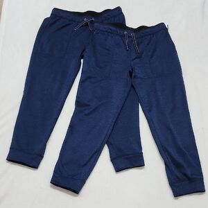 Boy's 2 Navy Jogger Pants XL Husky